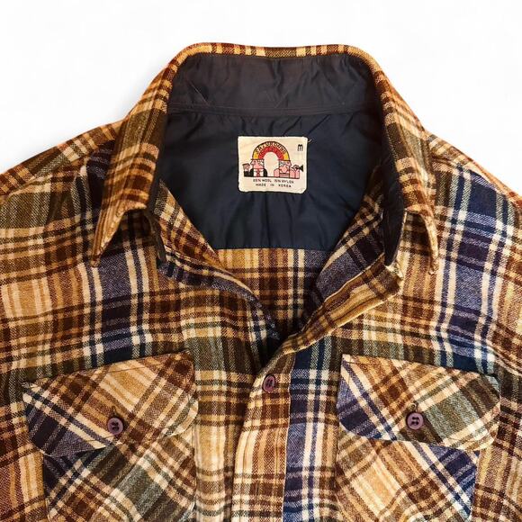 Vintage 1970s Saturdays in California wool shirt - Picture 2 of 5